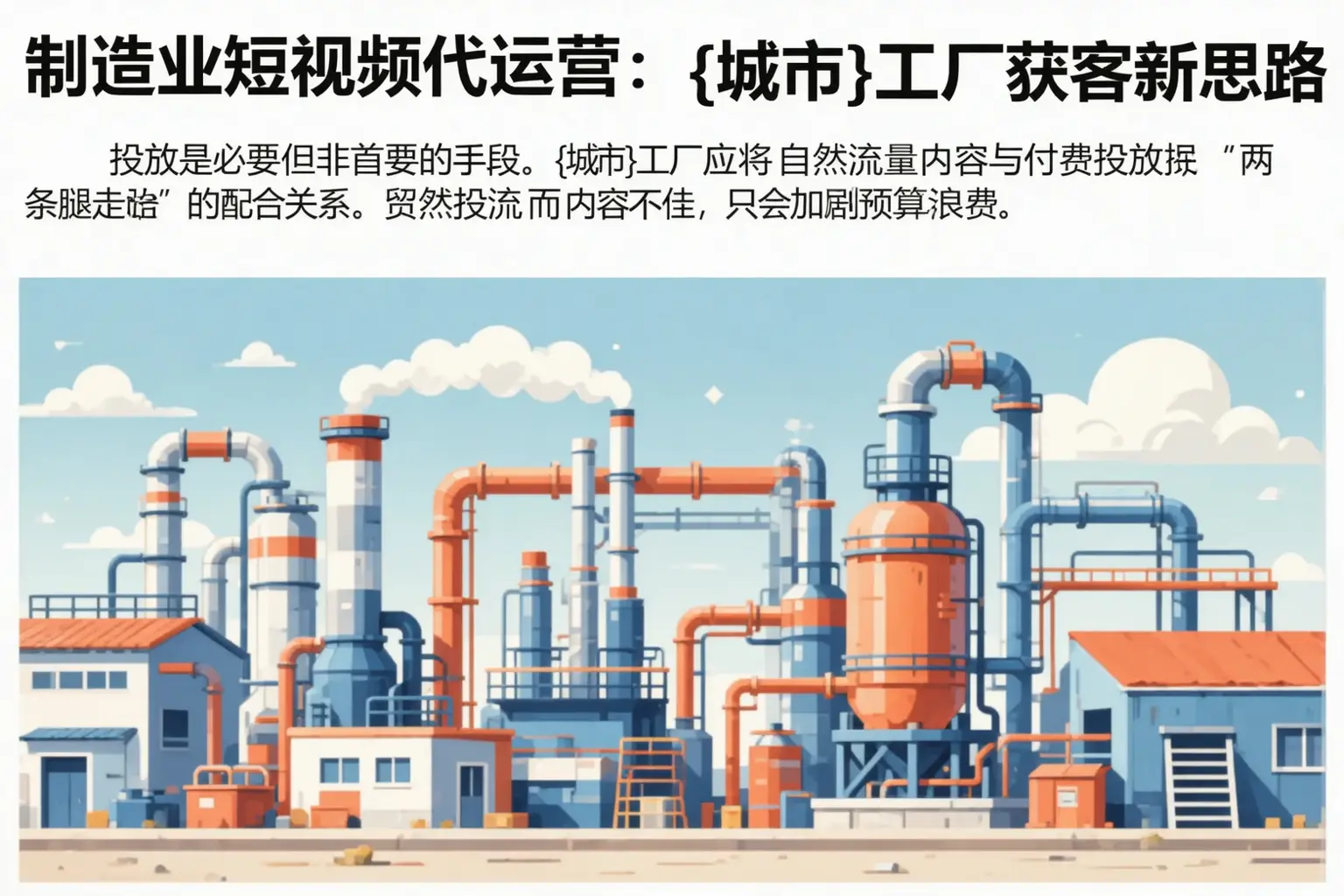 制造业短视频代运营：周至工厂获客新思路